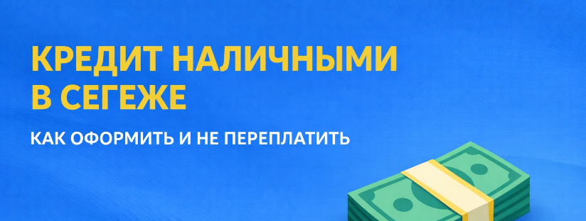 Кредит наличными в Сегеже: как оформить, на что смотреть и как не переплатить