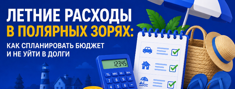 Летние расходы в Полярных Зорях: как спланировать бюджет и не уйти в долги
