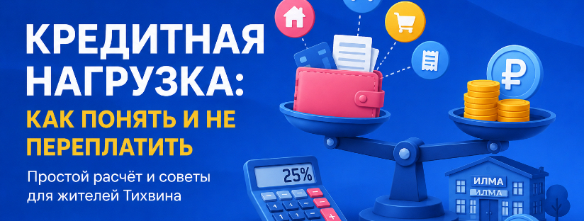 Кредитная нагрузка: как понять, можно ли брать новый займ или кредит в Тихвине